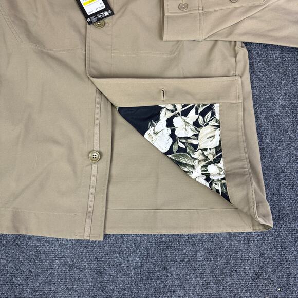 Under Armour Unstoppable Utility Jacket Mens XL Button Down $175 Brown 1390261 - Picture 5 of 12